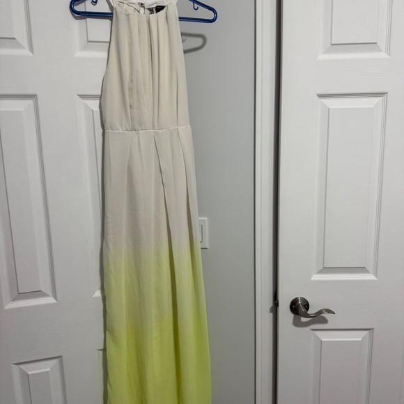 Beige and yellow summer dress - Picture 2 of 2
